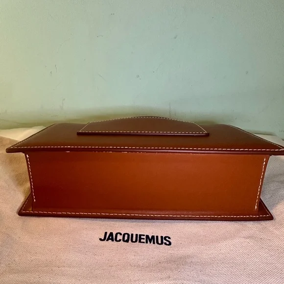 Jacquemus Le Bambino Bag – Tan Brown with Contrast Stitching (Brand New) - Picture 7 of 12